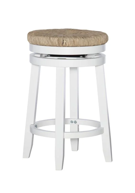 Powell Morgan Counter Stool White D1124B17CS