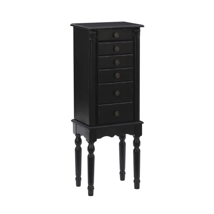 Powell Ollie Black Jewelry Armoire 502-317