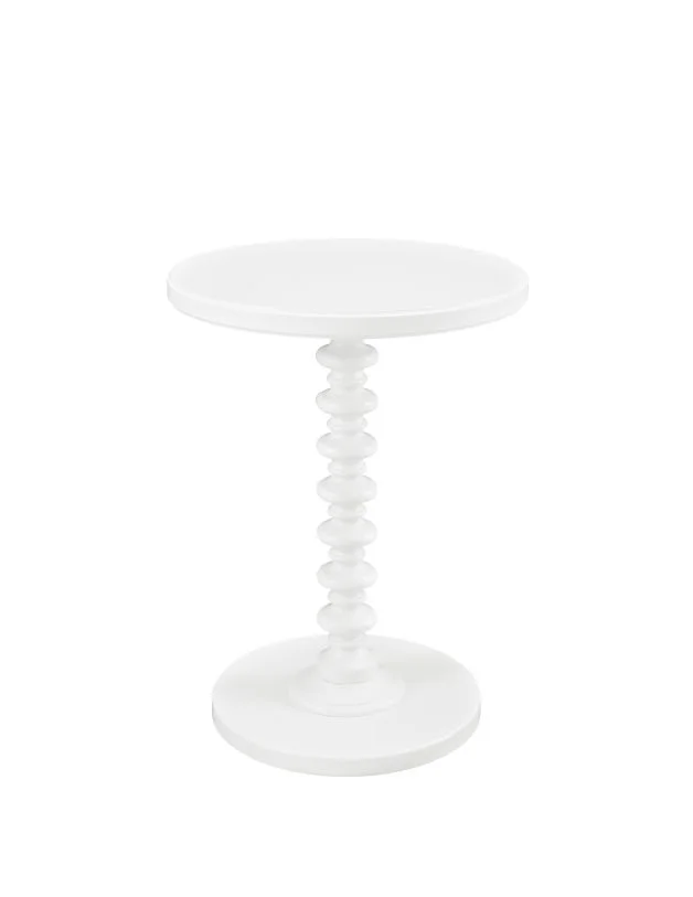 Powell Spectrum White Table 929-269