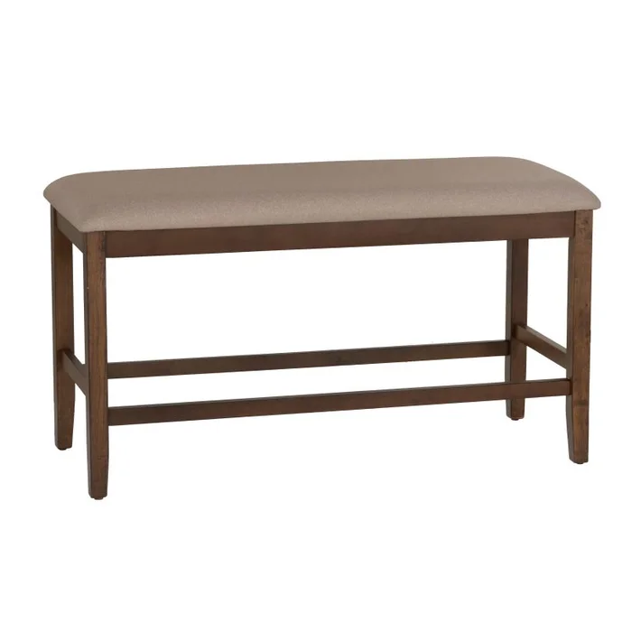 Powell Spiva Counter Backless Bench Brown D1540LD23BBRN