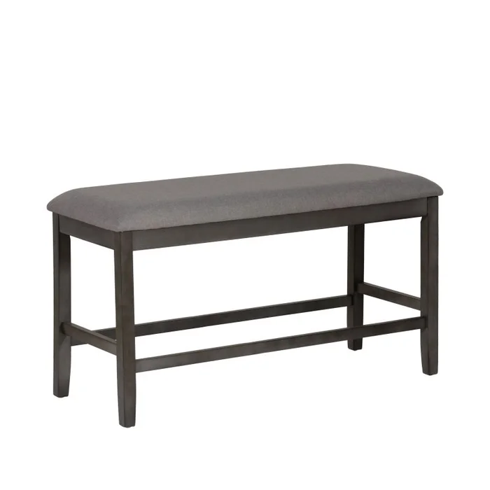 Powell Spiva Counter Backless Bench Grey D1540LD23BGRY