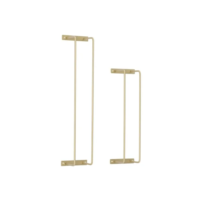 Powell Triston Metal Towel Rack 2Pk Gold D1425A21G