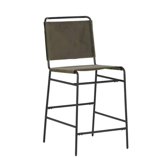 Powell Wharton Counter Stool Green D1504B23CSGRN