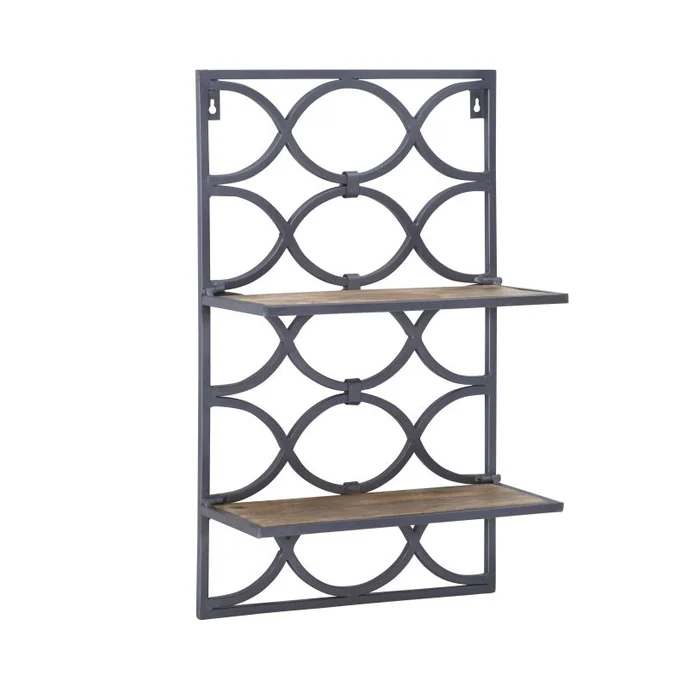 Powell Willem Wall Shelves Nickel D1413A21