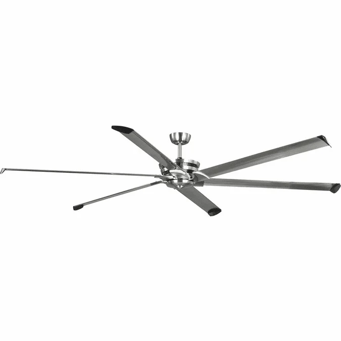 Progress Lighting P250030-009 Huff Contemporary Brushed Nickel 96″ Ceiling Fan