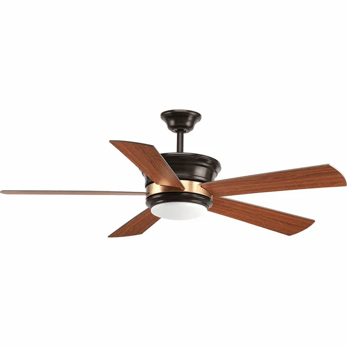 Progress P2540-2030K 54″ Harranvale Antique Bronze LED 54″ Home Ceiling Fan