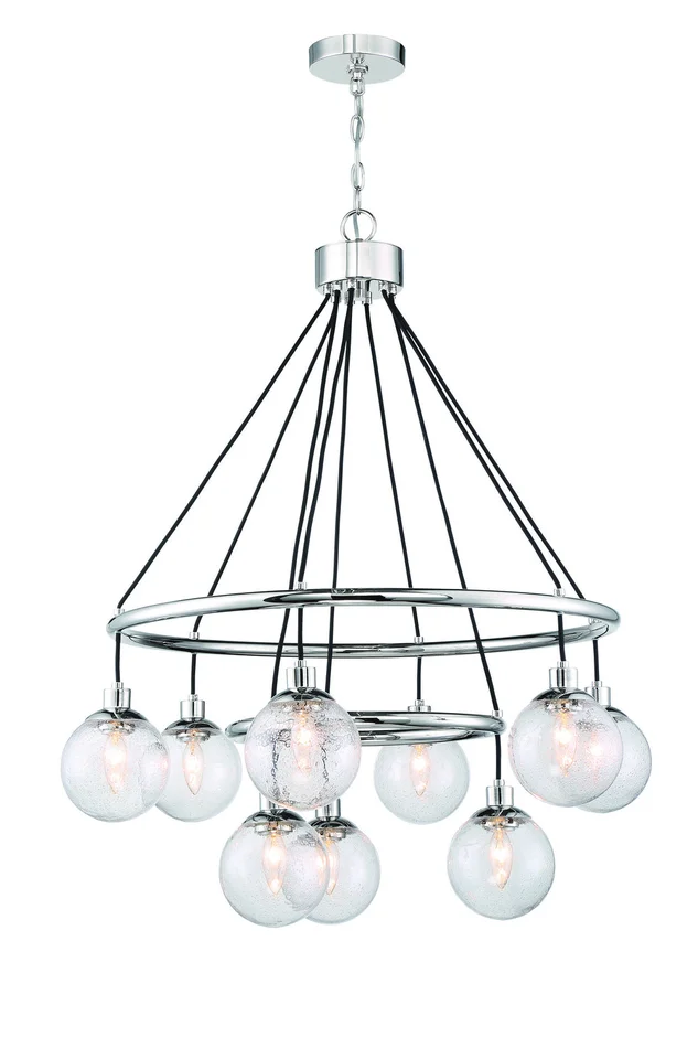 Que Nine Light Chandelier
