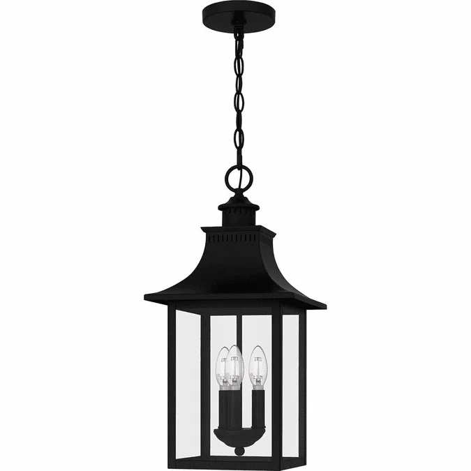 Quoizel CCR1510K Chancellor Mystic Black Mini Pendant Light