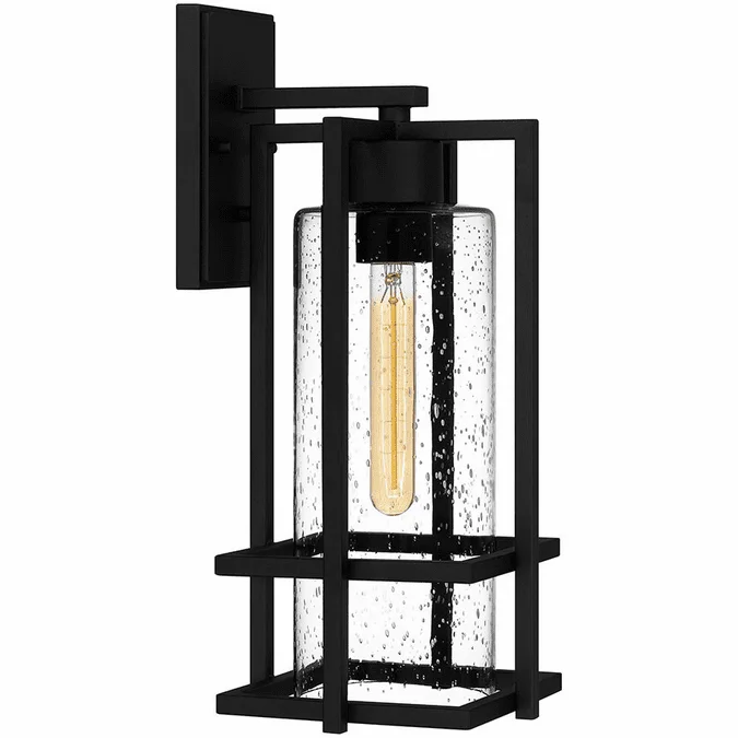 Quoizel DMN8407EK Damien Modern Earth Black Exterior 7.5″ Light Sconce