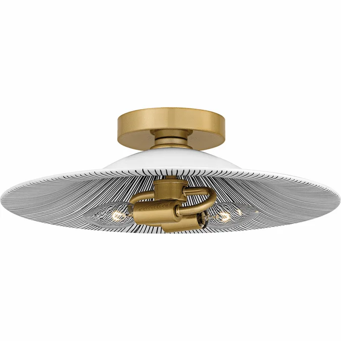 Quoizel QFL6789LGK Modern Light Gold Ceiling Light Fixture