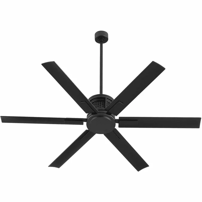 Quorum 10656-59 Zeus Modern Matte Black 65″ Ceiling Fan