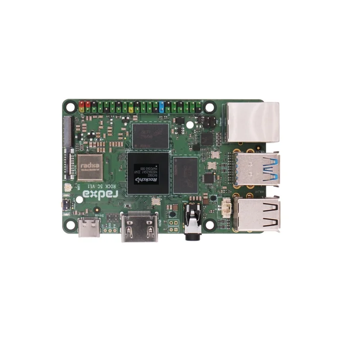 Radxa ROCK 5C Single-Board Computer (SBC) Raspberry Pi Alternative Rockchip RK3582 (2GB/4GB/8GB RAM) Your 8K Computer for Everything