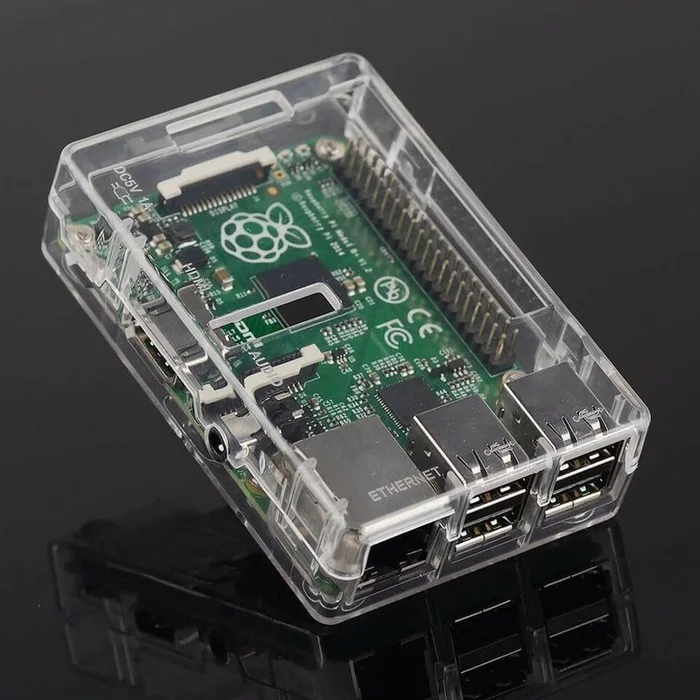 Raspberry Pi Clear Acrylic case for model B+ or PI 2 (1 Gb version)