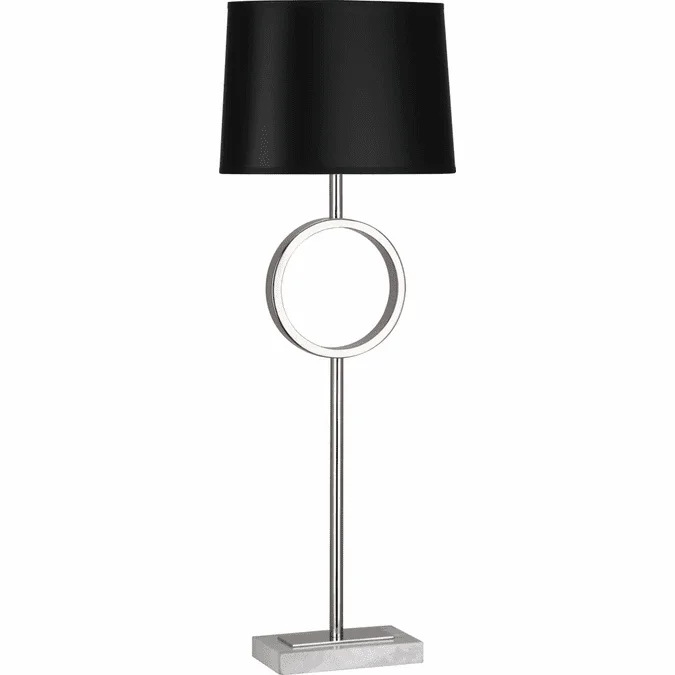 Robert Abbey 2792B Logan Contemporary Polished Nickel Table Lighting