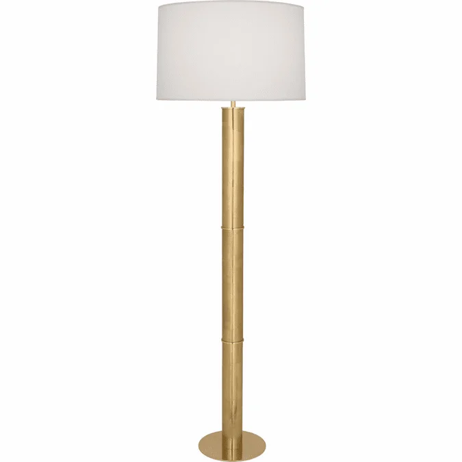 Robert Abbey 628 Michael Berman Brut Modern Brass Floor Lighting