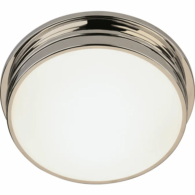Robert Abbey S1314 Roderick Modern Polished Nickel 12″ Ceiling Light Fixture