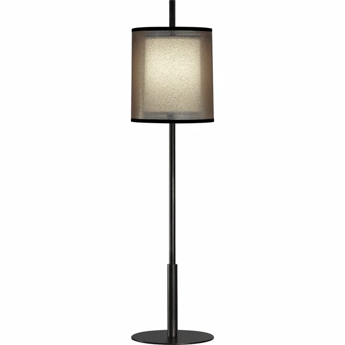Robert Abbey Z2185 Saturnia Modern Deep Patina Bronze 33″ Table Lamp