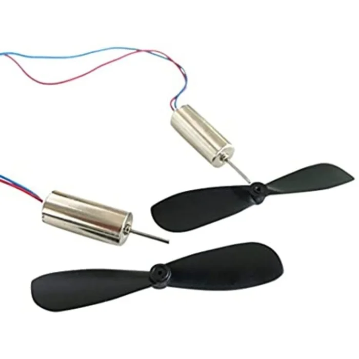 Robodo 2C07020P55 DC 3.7V 7mm x 20mm Magnetic Micro Coreless Motor + Propeller 48000RPM
