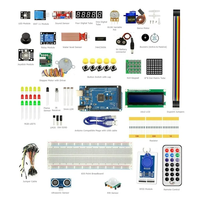 Robodo – Arduino Mega 2560 RFID starter kit learning suite V2