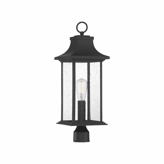 Savoy House 5-454-BK Hancock Matte Black Outdoor Post Lighting