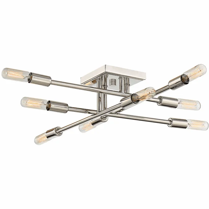 Savoy House 6-7003-8-109 Lyrique Modern Polished Nickel Home Ceiling Lighting