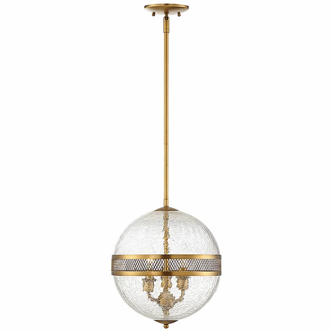 Savoy House 7-200-3-322 Stirling Modern Warm Brass Mini Hanging Pendant Light