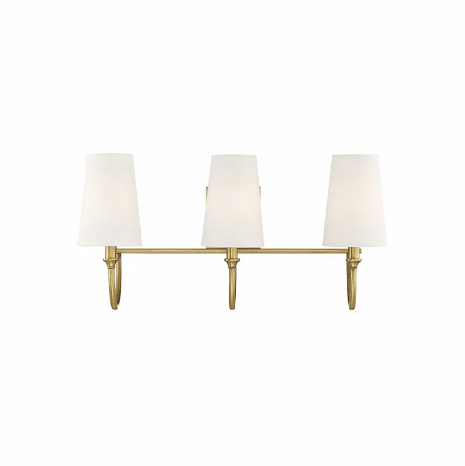 Savoy House 8-2542-3-322 Cameron Warm Brass 3-Light Vanity Lighting