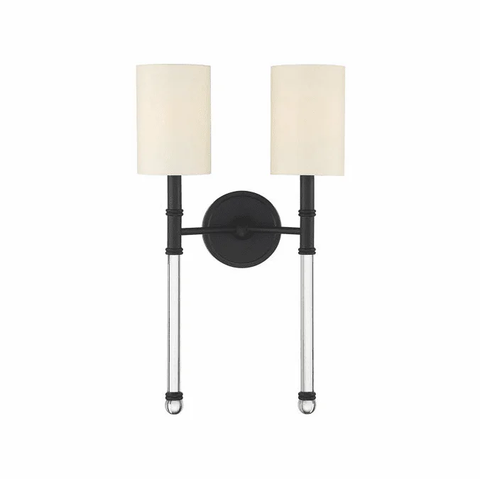 Savoy House 9-103-2-89 Fremont Matte Black Wall Lamp