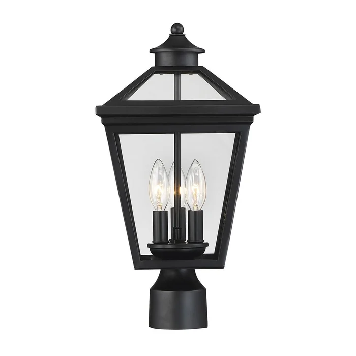 Savoy House Ellijay Post Lantern – Black – 5-147-BK