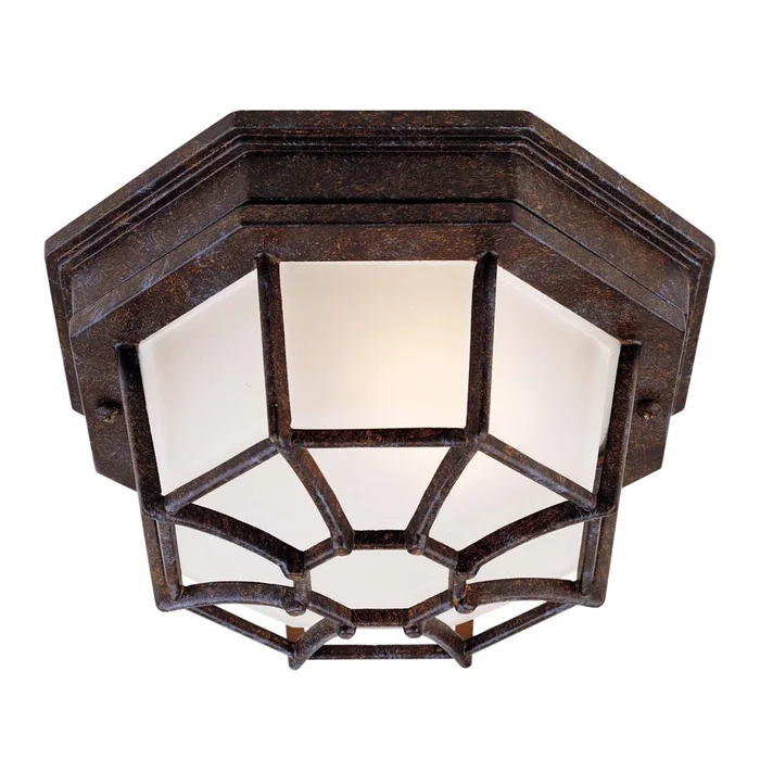 Savoy House Exterior Collections Flush Mount – Rustic Bronze – 5-2066-72