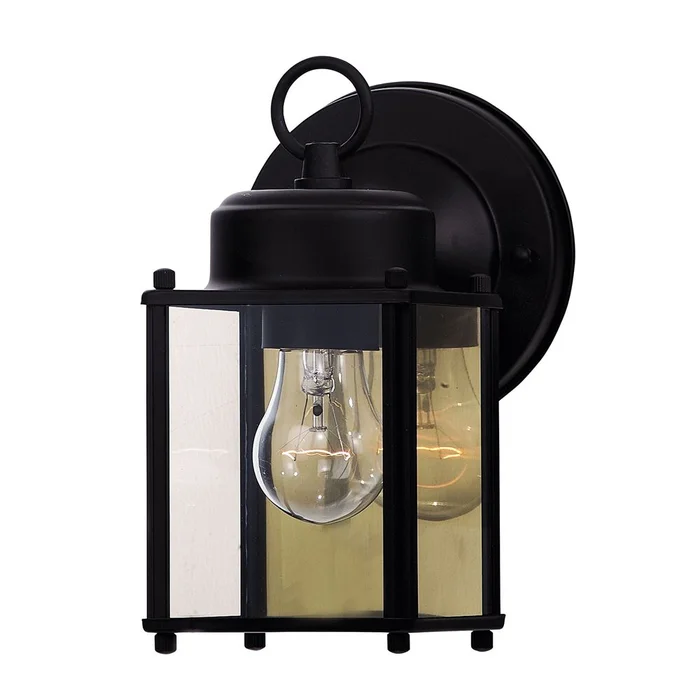Savoy House Exterior Collections Wall Mount Lantern – Black – 07047-BLK