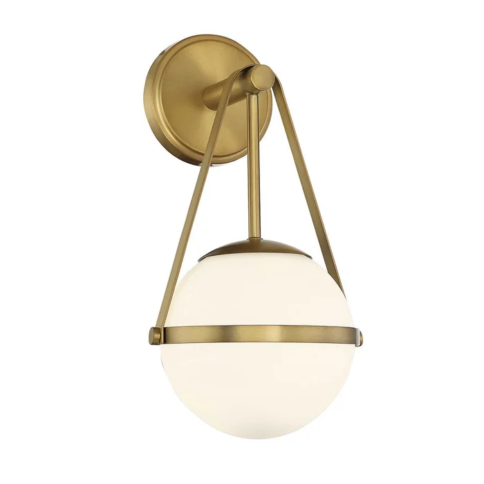 Savoy House Polson 1-Light Wall Sconce – Brass – 9-1911-1-322