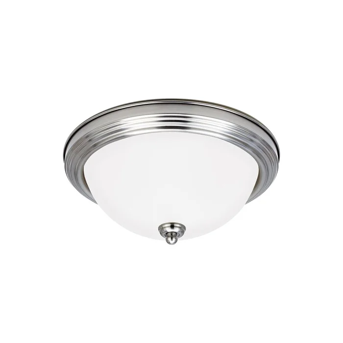 Sea Gull Geary Medium LED Flush Mount – Brushed Nickel – 7716493S-962