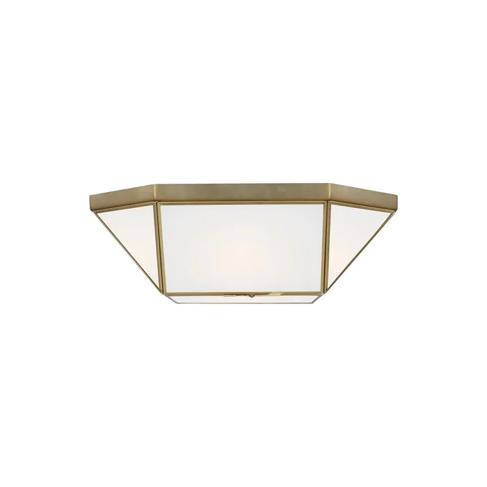 Sea Gull Morrison 2-LT Flush Mount – Satin Brass – 7579452-848