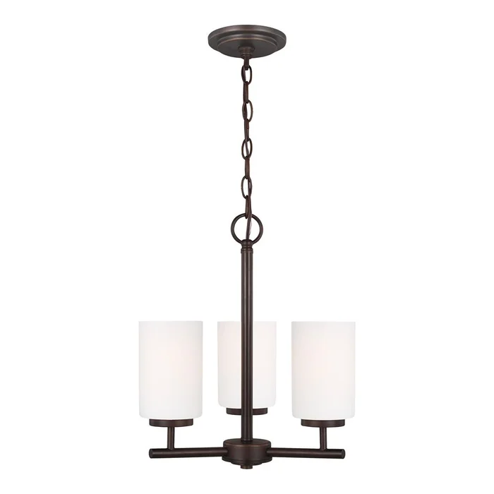 Sea Gull Oslo 3-LT Chandelier – Sienna – 31160-710