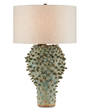 Sea Urchin Collection One Light Table Lamp in Sunken Green (142|6000-0744)