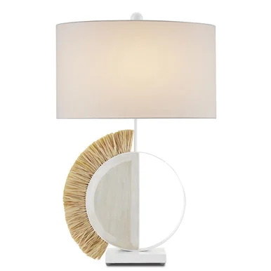 Seychelles Collection One Light Table Lamp in White/Sandstone/Natural (142|6000-0796)