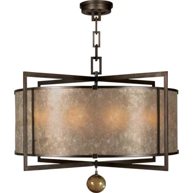 Singapore Moderne Eight Light Pendant in Bronze (48|591540ST)