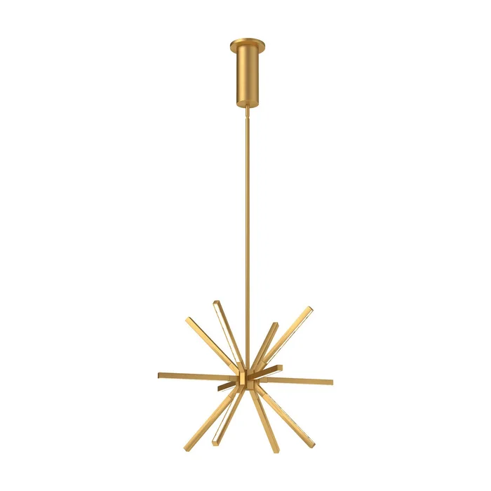 Sirius Minor LED Chandelier in Brushed Gold (347|CH14220-BG)