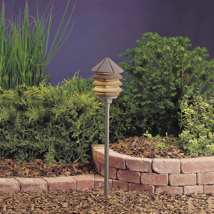 Six Groove One Light Path & Spread in Textured Architectural Bronze (12|15205AZT)