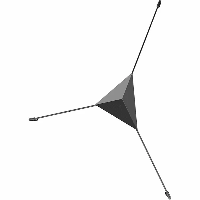 Sonneman 2181.25-M Abstract Modern Satin Black LED Lighting Sconce