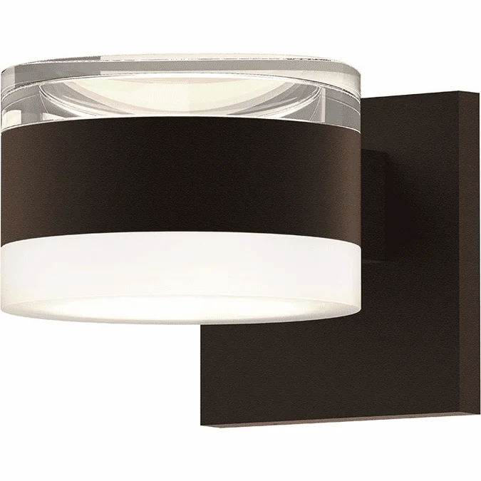 Sonneman 7302.FH.FW.72.WL REALS Modern Textured Bronze LED Exterior Wall Lamp