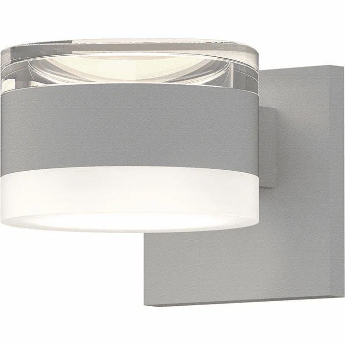 Sonneman 7302.FH.FW.98.WL REALS Modern Textured White LED Exterior Sconce Lighting