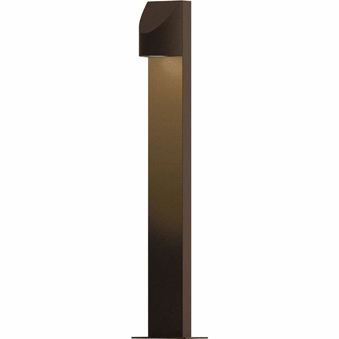 Sonneman 7313.72.WL Shear Modern Low Voltage Textured Bronze LED Exterior Bollard Landscape Lighting Design