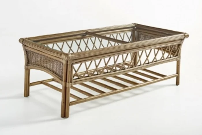 South Sea Indoor Bali Coffee Table in Almond 6344ALM CODE:UNIV10 for 10% Off