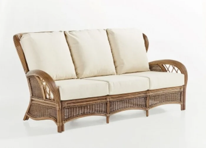 South Sea Indoor Bali Sofa in Almond 6303ALM CODE:UNIV10 for 10% Off