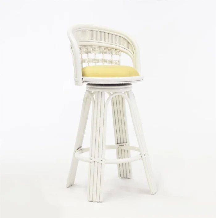 South Sea Indoor Bermuda 30″ Barstool in White Wash 1409-30WHT CODE:UNIV10 for 10% Off