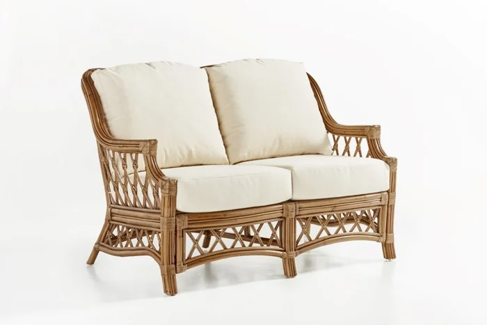 South Sea Indoor Nadine Loveseat in Cinnamon 6202CIN CODE:UNIV10 for 10% Off