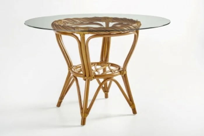 South Sea Indoor New Twist 48″ Round Dining Table in Antique CODE:UNIV10 for 10% Off