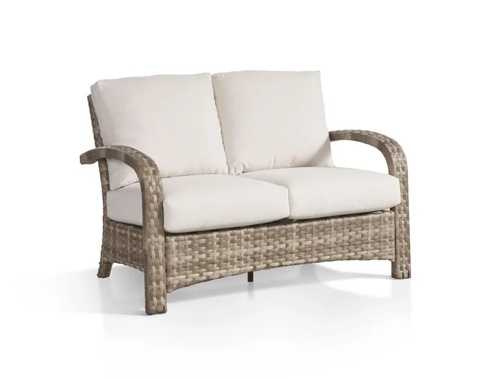 South Sea Outdoor Driftwood Bay Loveseat in Sandlewood 78202SDW CODE:UNIV10 for 10% Off